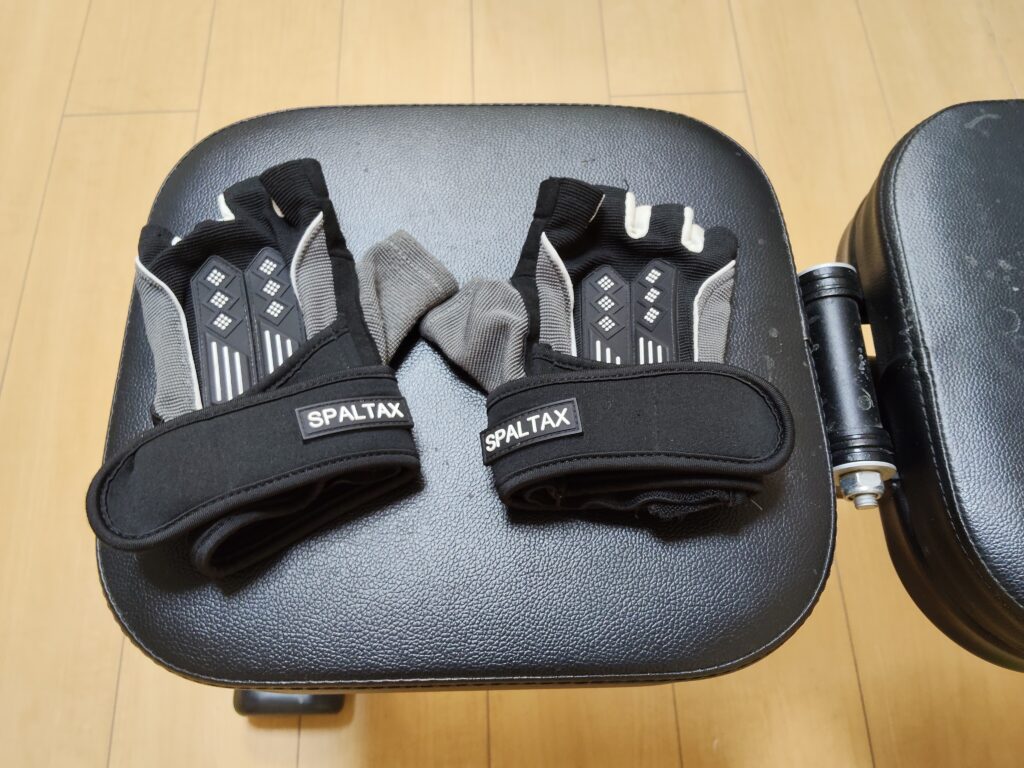 ディップス用に使い分けているパワーグリップ